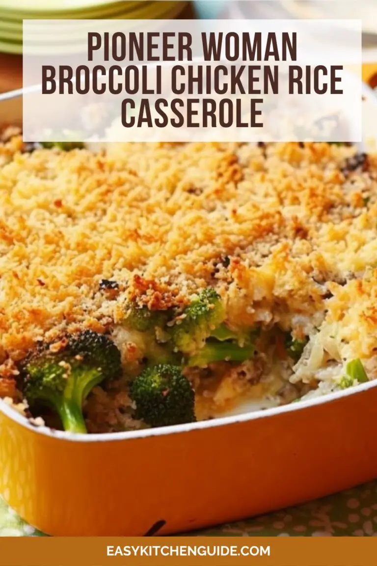 Pioneer Woman Broccoli Chicken Rice Casserole