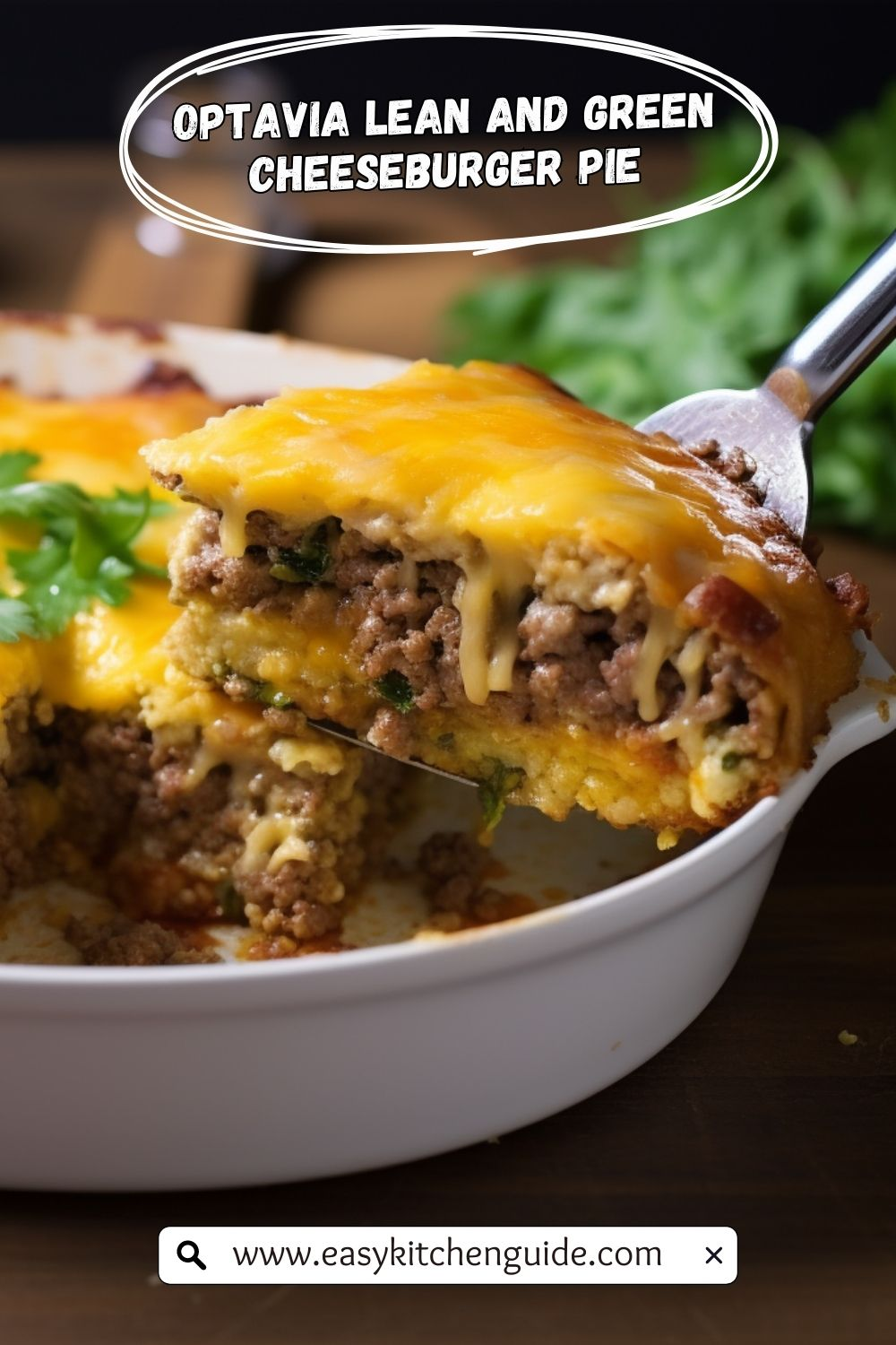 Optavia Lean And Green Cheeseburger Pie