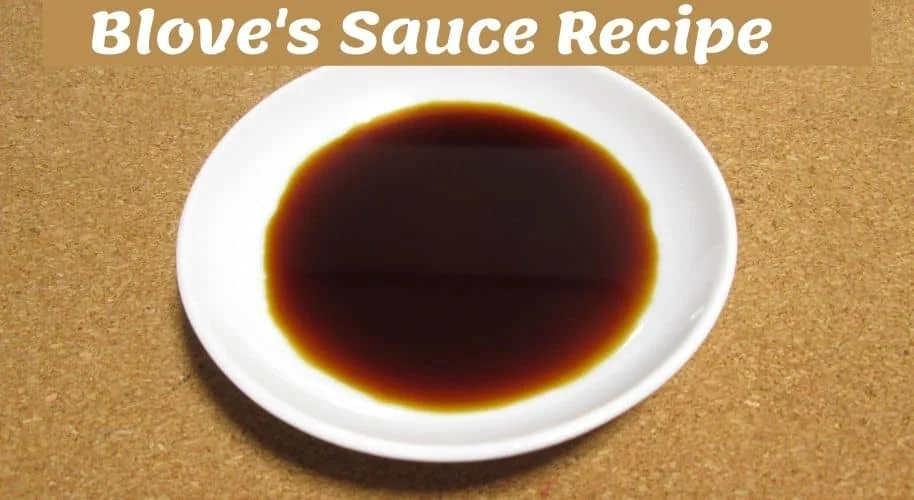 Bloves sauce recipe