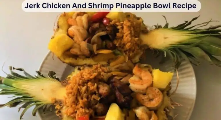 Jerk Chicken And Shrimp Pineapple Bowl Recipe