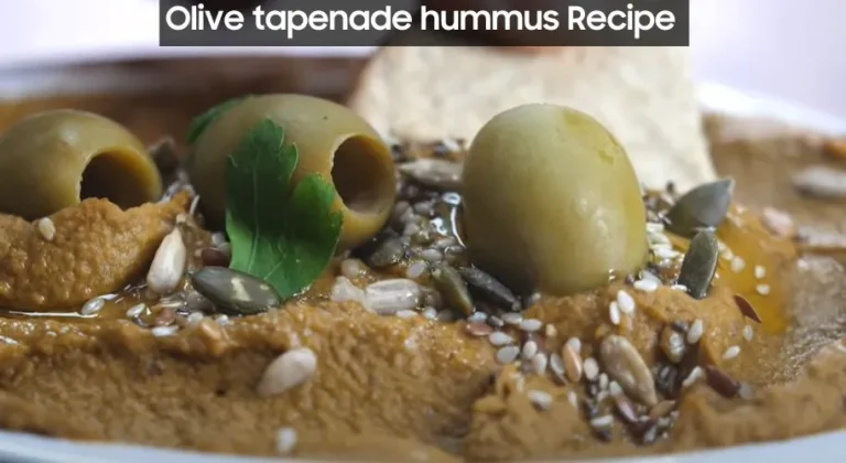 Olive tapenade hummus Recipe