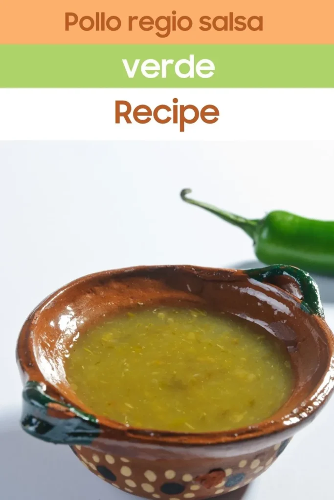 How to make pollo regio salsa verde?