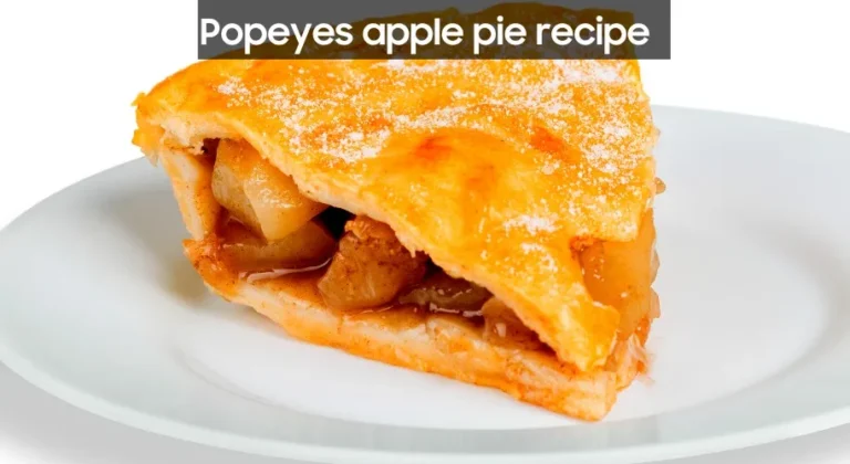 Popeyes apple pie recipe