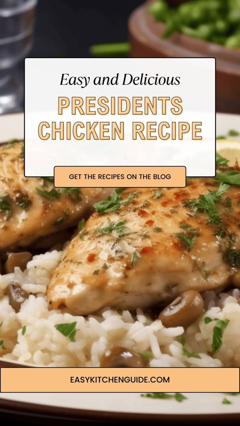 Presidents Chicken Recipe