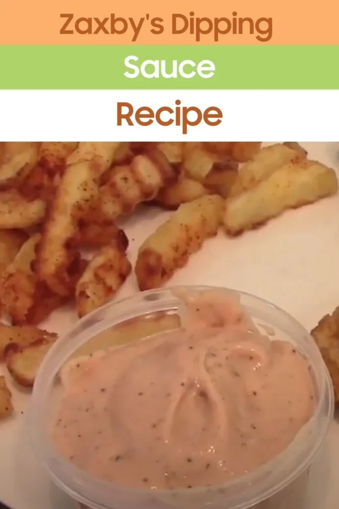 How to make zaxby's dipping sauce?