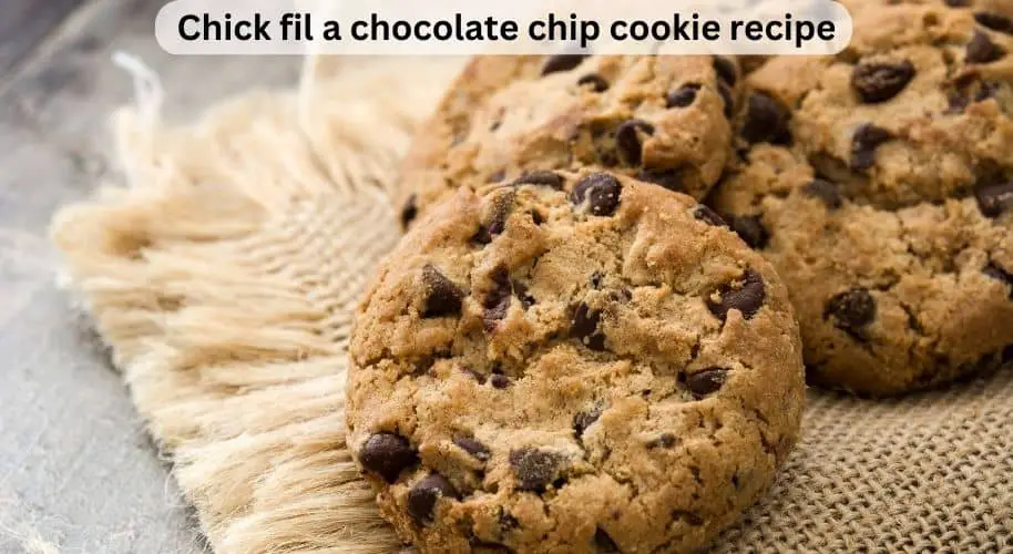 Chick Fil A Chocolate Chip Cookie Recipe