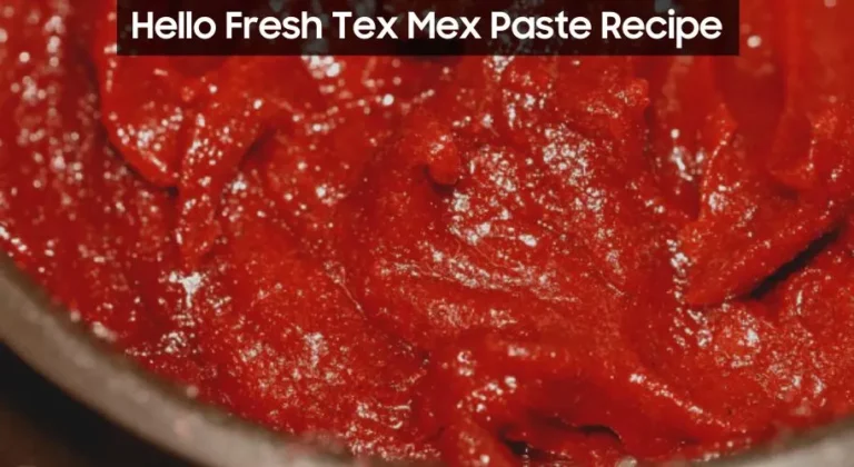 Hello Fresh Tex Mex Paste Recipe