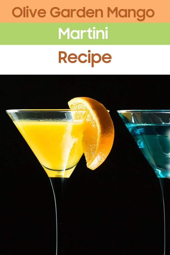 How to make Olive Garden Mango Martini?