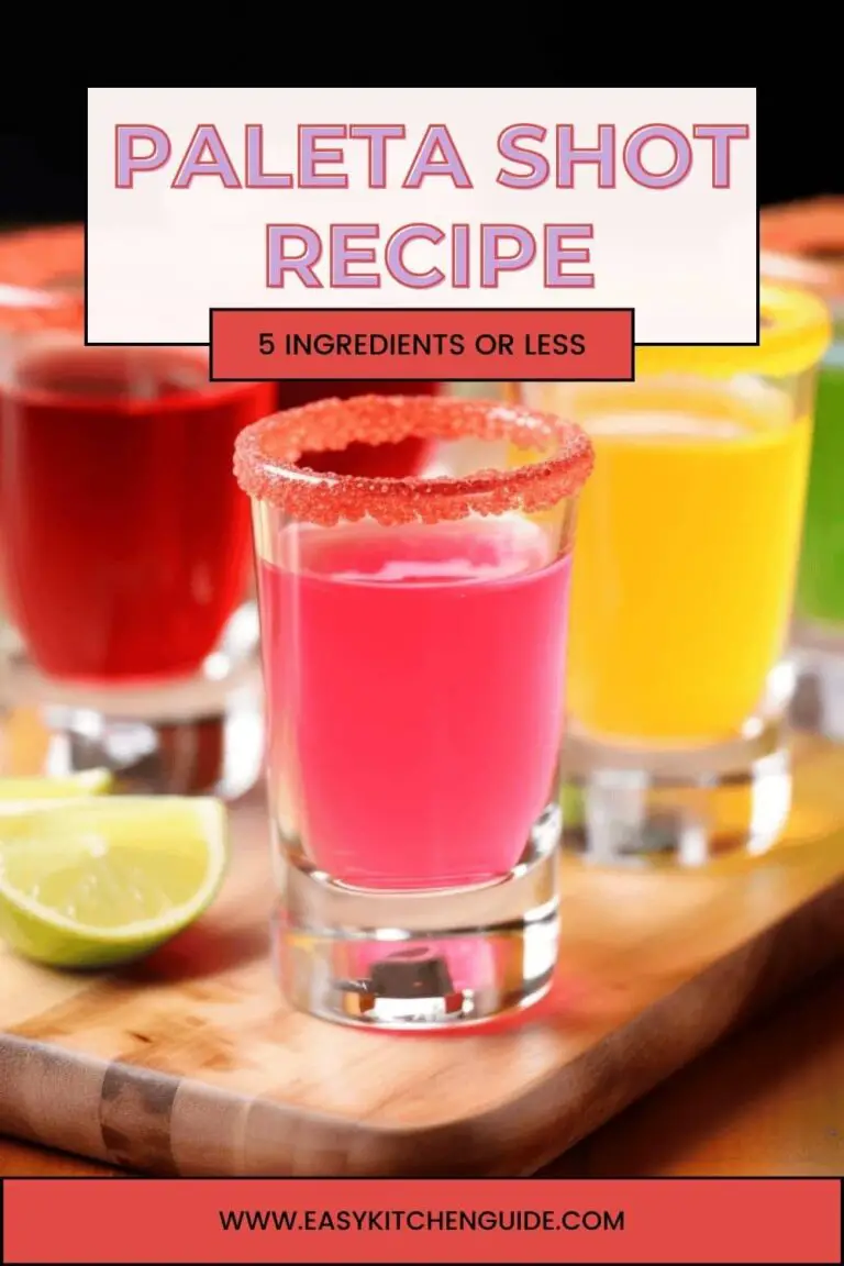 Paleta Shot Recipe