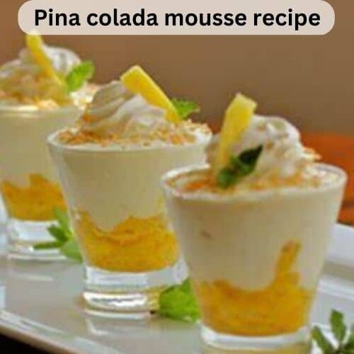 Pina Colada Mousse Recipe
