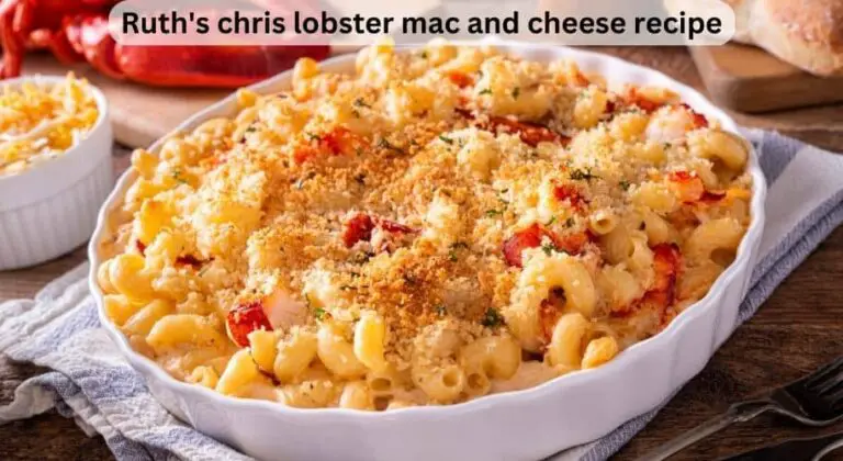 Ruth's chris lobster mac and cheese recipe