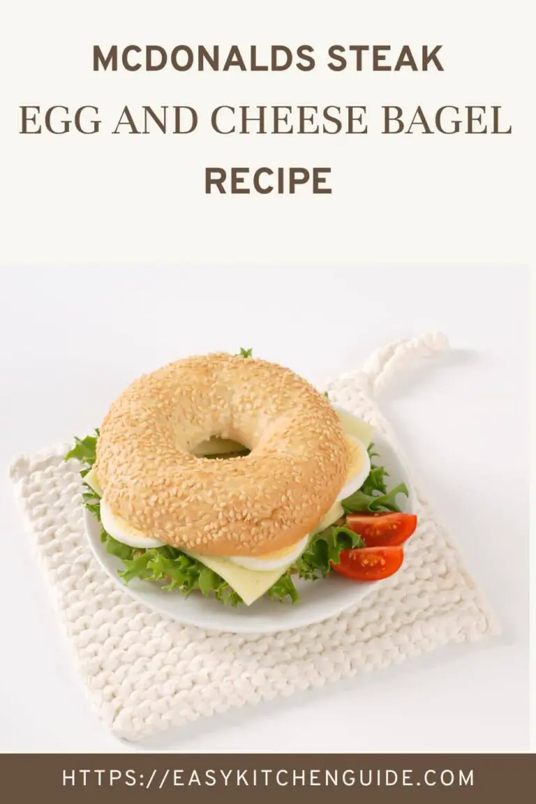 Mcdonalds Steak Egg And Cheese Bagel Recipe