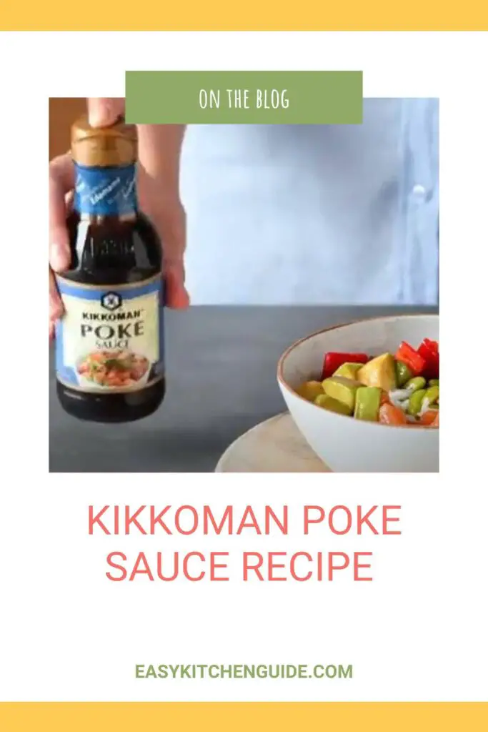 Kikkoman Poke Sauce Recipe Pin