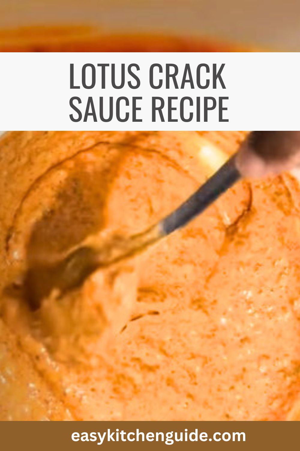 Lotus Crack Sauce Recipe Pin 1 