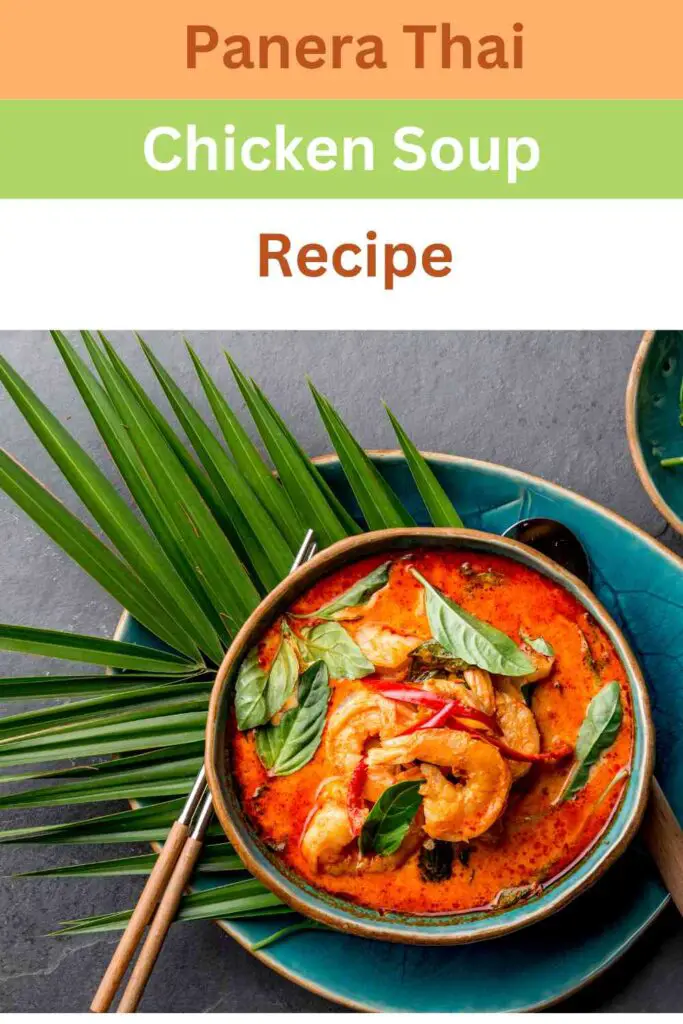 Panera Thai Chicken Soup Recipe pin