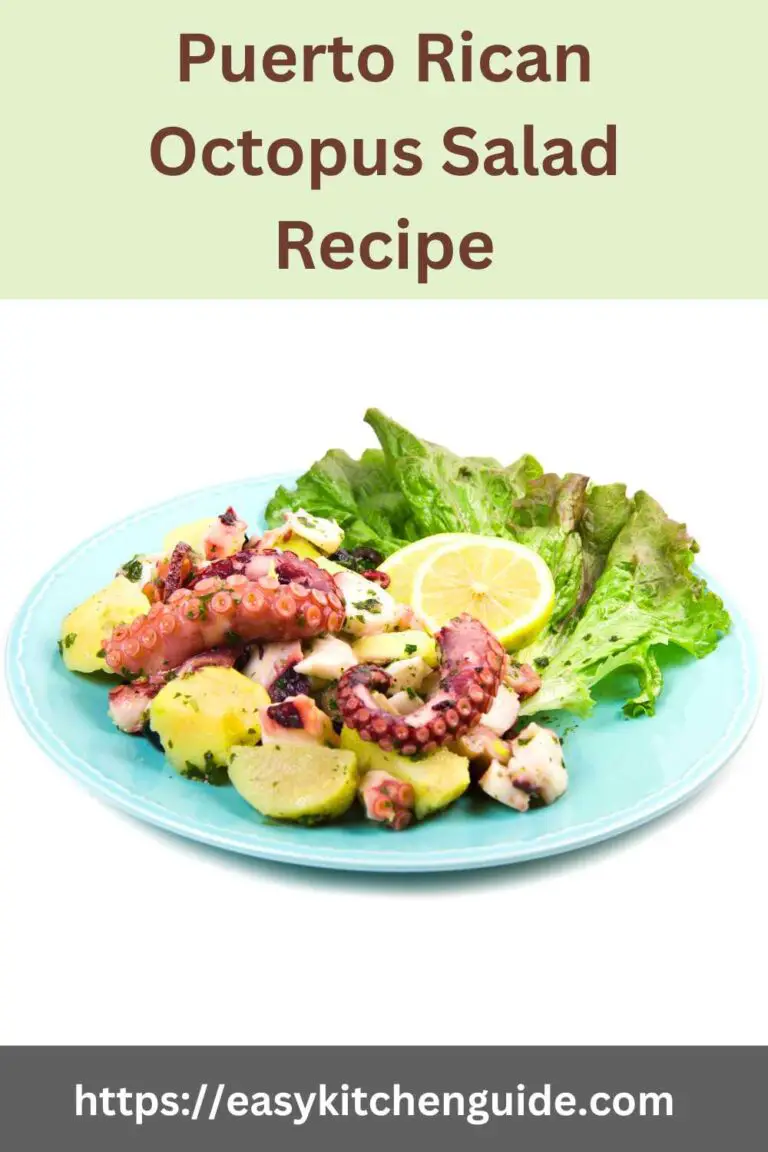 Puerto Rican Octopus Salad Recipe Easy Kitchen Guide