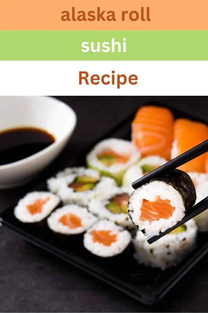 alaska roll sushi recipe pin