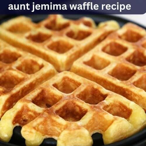 aunt jemima waffle recipe