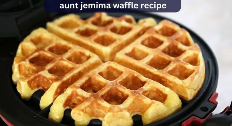 aunt jemima waffle recipe