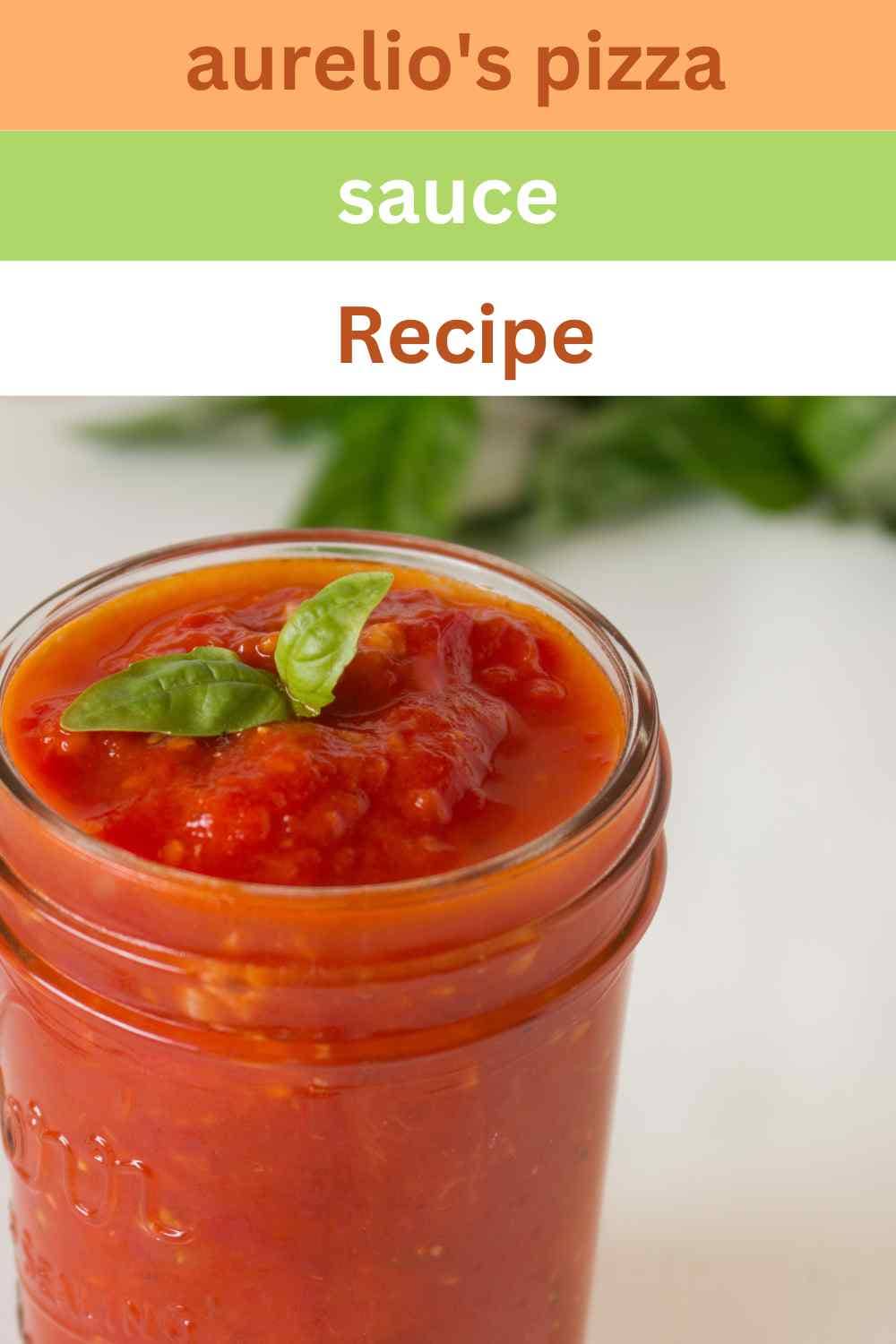 Aurelio S Pizza Sauce Recipe Easy Kitchen Guide