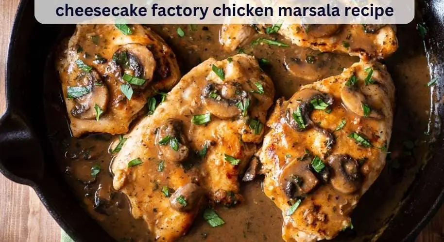cheesecake factory chicken marsala recipe