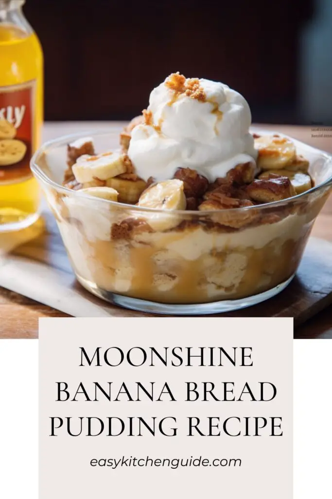 Moonshine Banana Bread Pudding Recipe