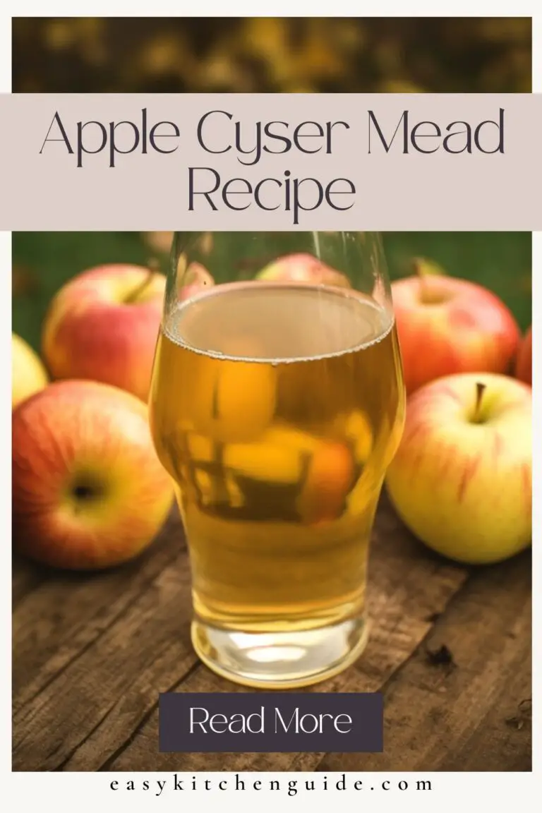 Apple Cyser Mead Recipe
