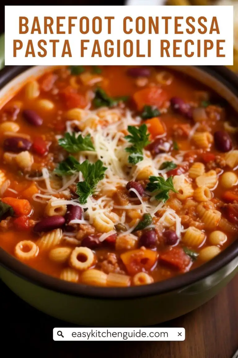 Barefoot Contessa Pasta Fagioli Recipe