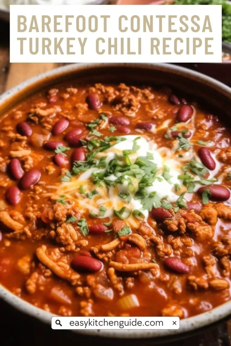 Barefoot Contessa Turkey Chili Recipe