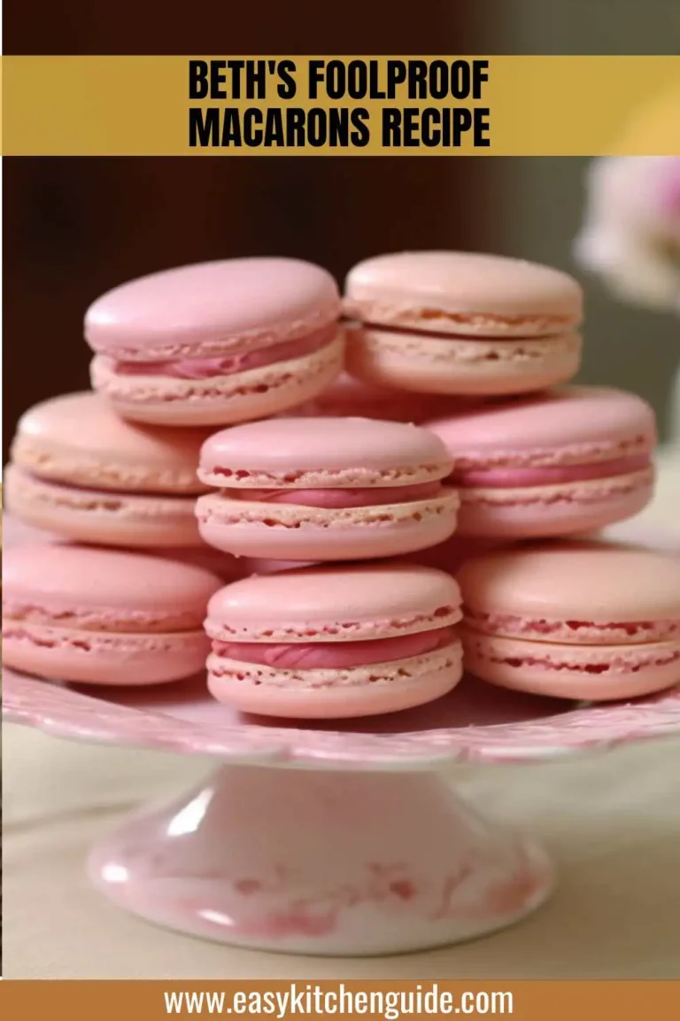 Beth's Foolproof Macarons Recipe