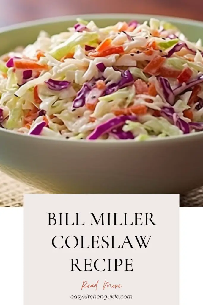 Bill Miller Coleslaw Recipe