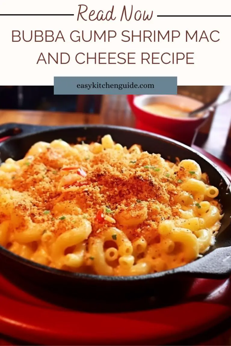 Bubba Gump Shrimp Mac and Cheese Recipe