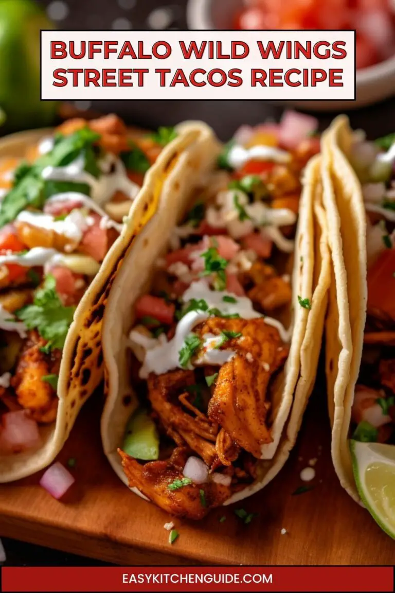 Buffalo Wild Wings Street Tacos Recipe