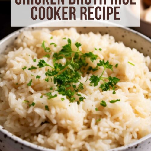 Chicken Broth Rice Cooker Recipe