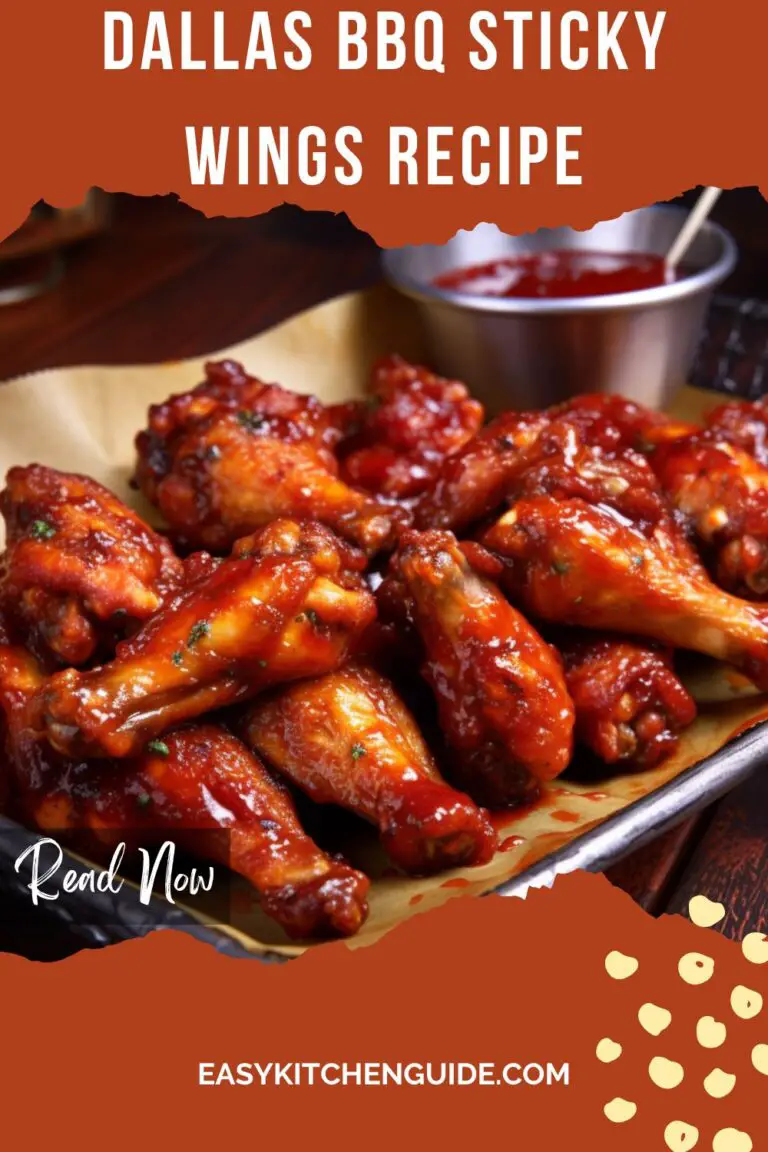 Dallas BBQ Sticky Wings Recipe