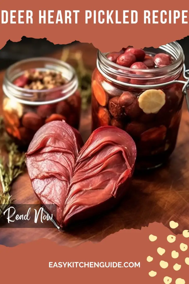 Deer Heart Pickled Recipe