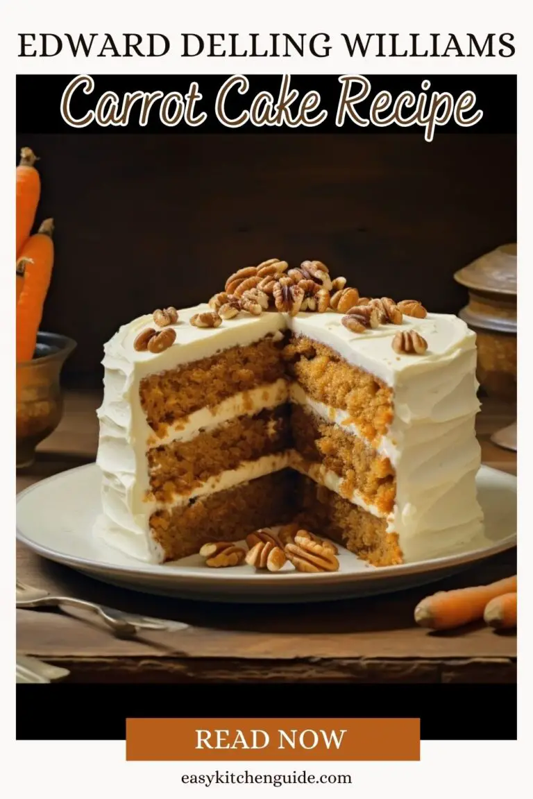 Edward Delling Williams Carrot Cake Recipe