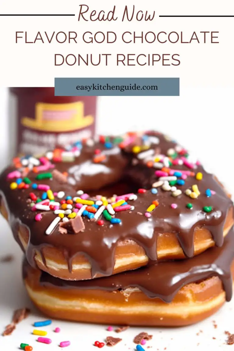 Flavor God Chocolate Donut Recipes