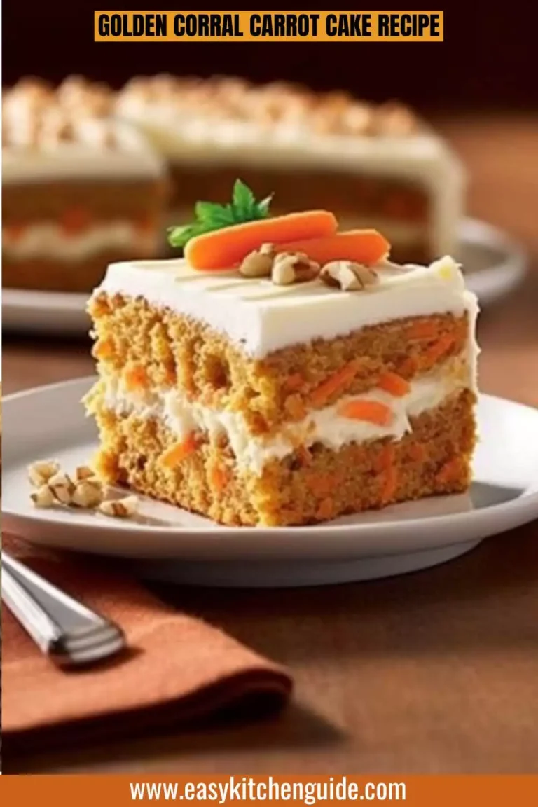 Golden Corral Carrot Cake Recipe