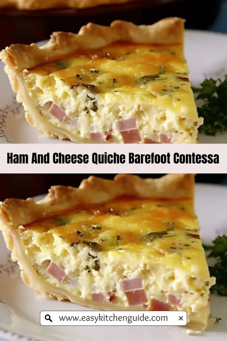 Ham And Cheese Quiche Barefoot Contessa