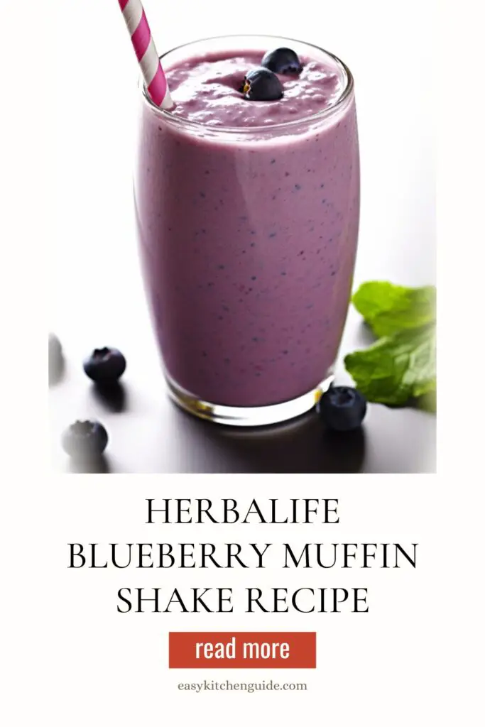 Herbalife Blueberry Muffin Shake Recipe