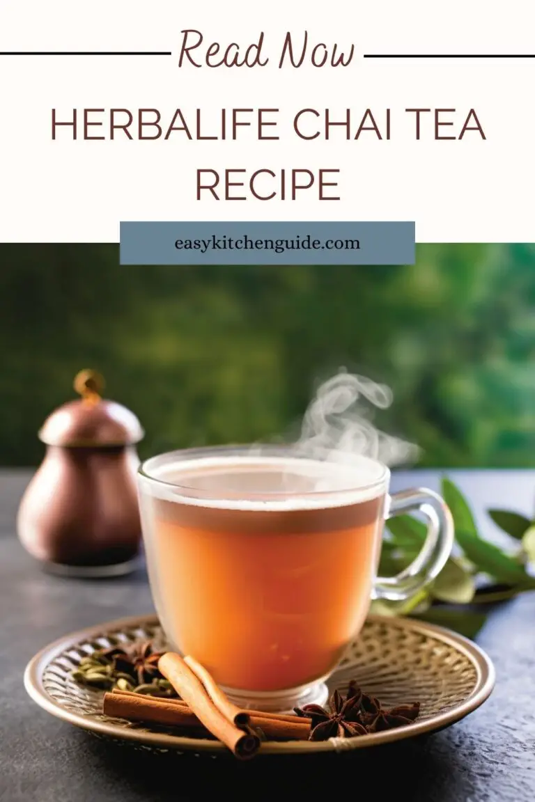 Herbalife Chai Tea Recipe Easy Kitchen Guide