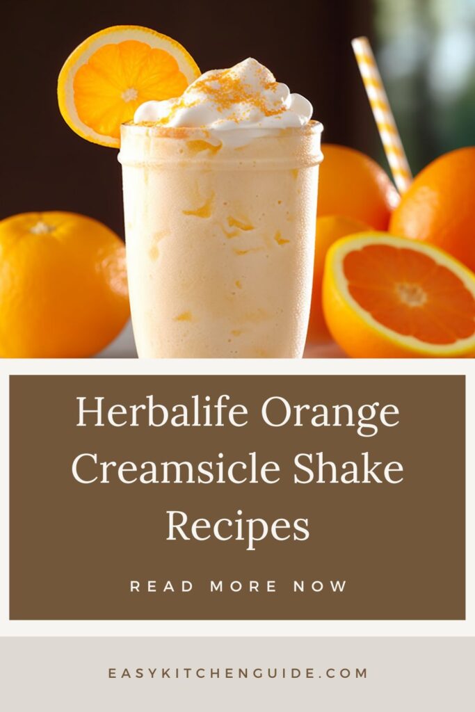 Herbalife Orange Creamsicle Shake Recipes