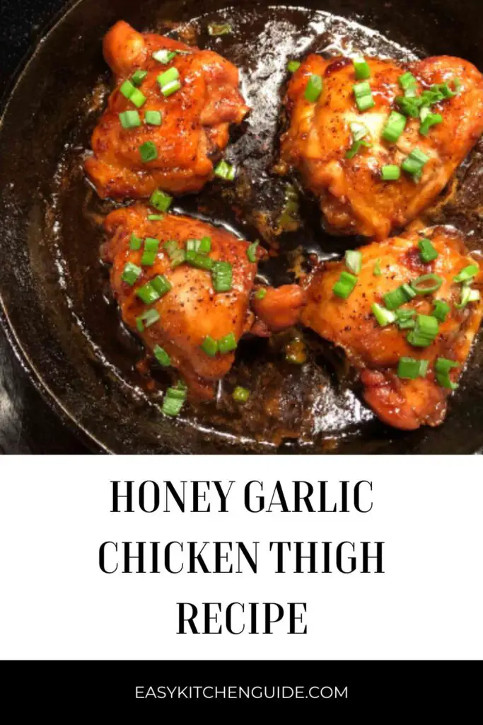Honey Garlic Chicken Thigh Recipe