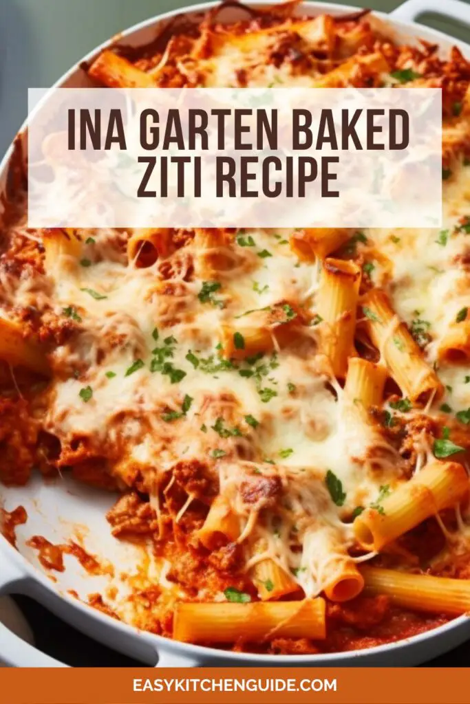 Ina Garten Baked Ziti Recipe