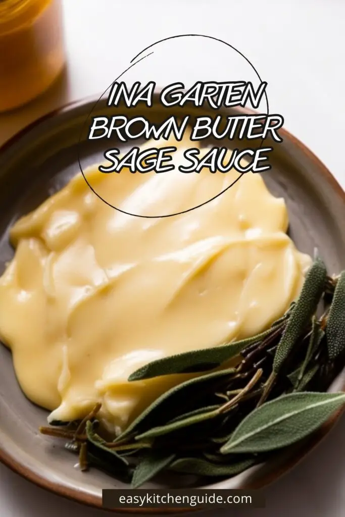 Ina Garten Brown Butter Sage Sauce