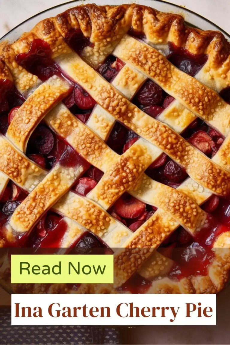 Ina Garten Cherry Pie