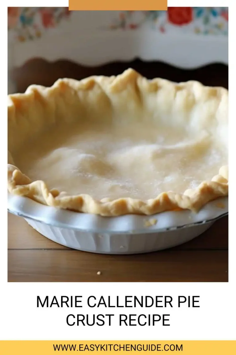 Marie Callender Pie Crust Recipe