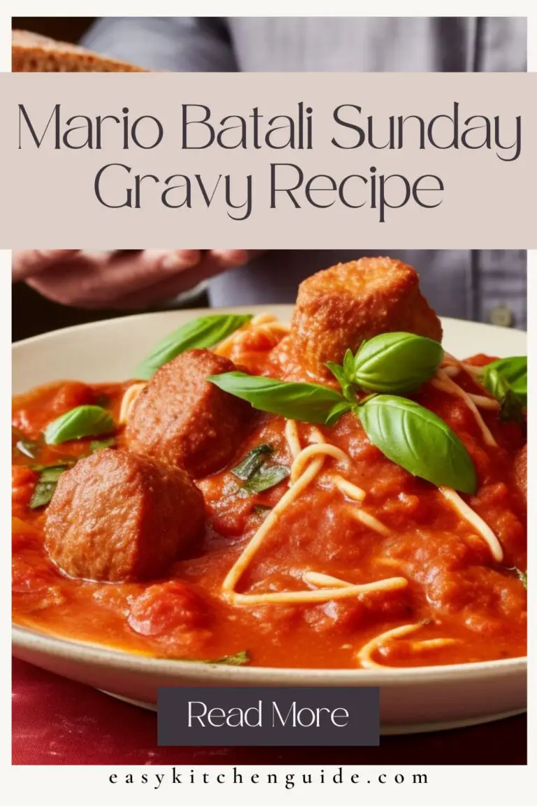 Mario Batali Sunday Gravy Recipe