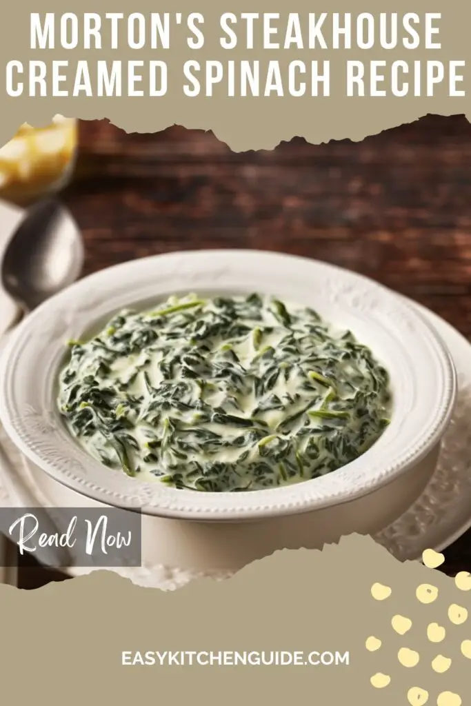 Morton's Steakhouse Creamed Spinach Recipe